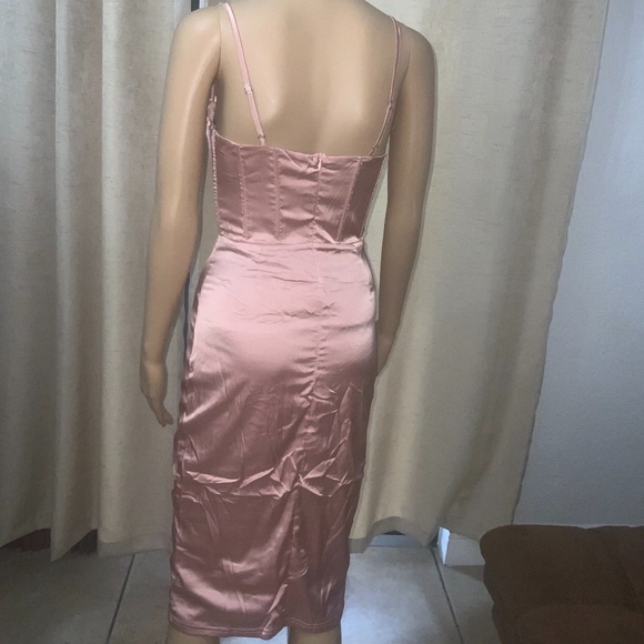 Corset Bodycon Spaghetti Slip Dress NWT - Picture 5 of 14